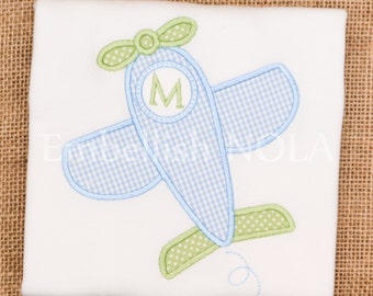 Airplane Monogrammed Bib, Burp Cloth, Bodysuit, or Gown