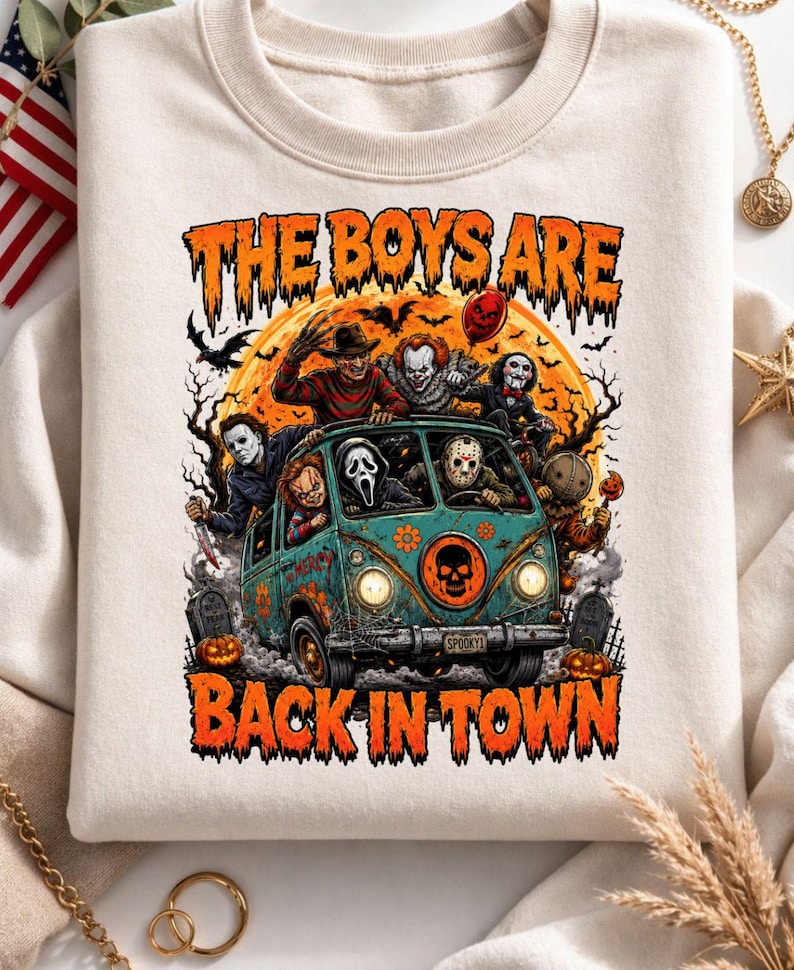 The Boys Are Back In Town Shirt Design,