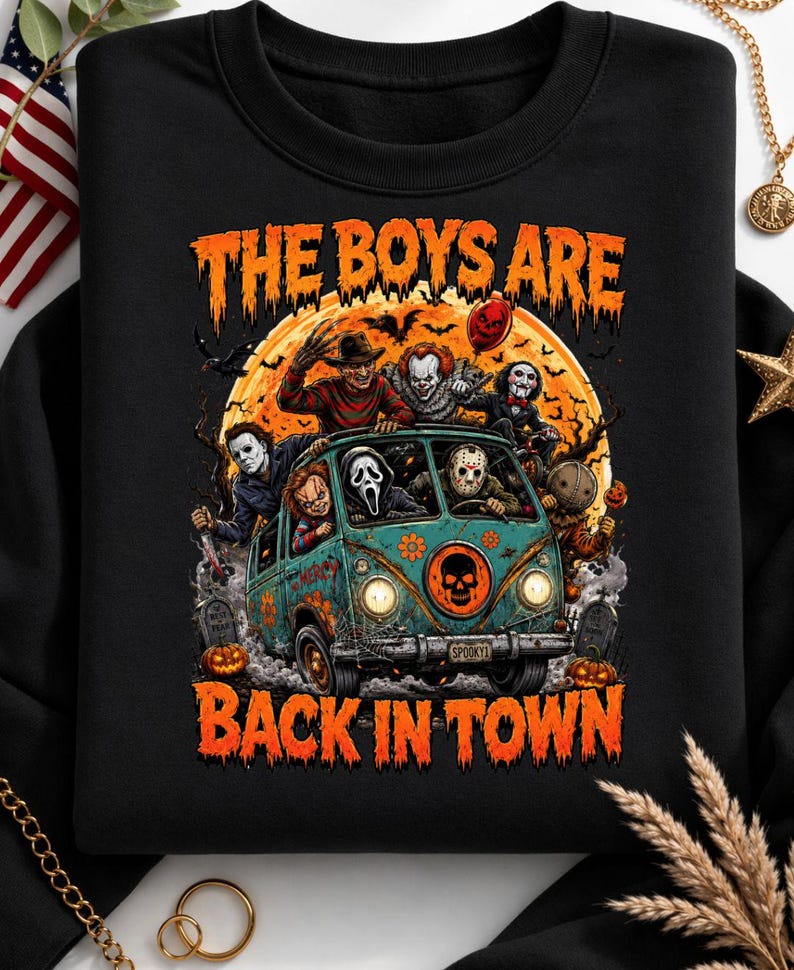 Halloween Horror Crew PNG,