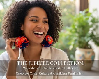 Jubilee Joy Pom‑Pom Earrings — Colorful. Confident. Crafted for Celebration.