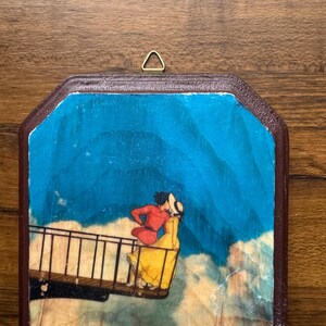 Howl’s Moving Castle Studio Ghibli Art on Hand-Painted Wood / Nostalgic Anime Film Art afbeelding 18