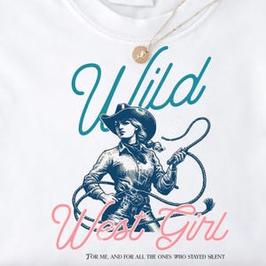 PNG wild west Girl... design for sublimation, retro wildwest style, motivational digital design, sarcastic, ironic, trending png cowgirl png