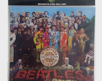 The Beatles: Sgt. Pepper Steel Wall Sign
