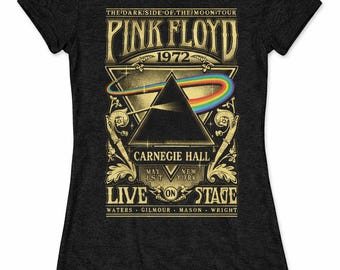 Pink Floyd - Carnegie Hall Black Women's T-shirt (Officially Licensed)