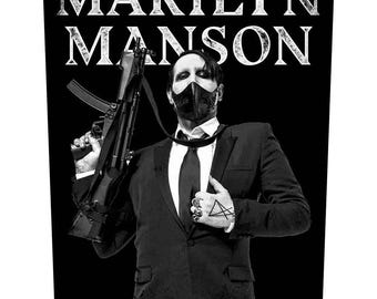 Marilyn Manson: Machine Gun Back Patch