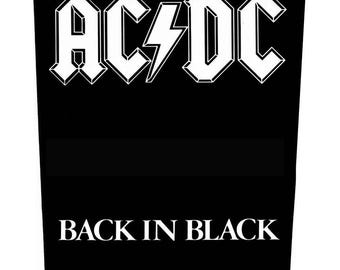 AC/DC: Back In Black Back Patch