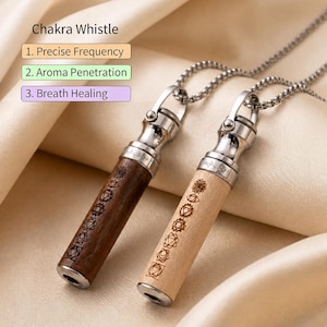 528 Hz chakra geluid fluit ketting, solfège frequentie kalmerende hanger, angst verlichting adem werk sieraden voor yoga meditatie