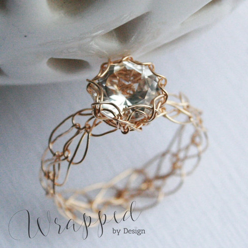 Micro Viking Knit Bezel Tutorial Wire Wrapping Tutorial How Etsy Canada