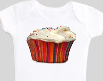 Cupcake Shirts for Toddlers - Food Clothing - Cupcake Shirts - Baby Outfit