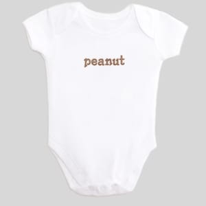 Peanut baby clothes - Embroidered - baby peanut shirt - bodysuit - baby shower gift - little peanut shirt