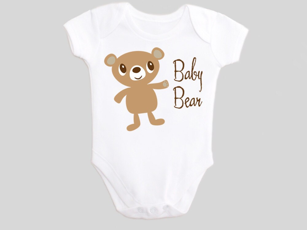 Baby Bear Cub Shirt Teddy Bear Cub Shirt Shower Gift | Etsy