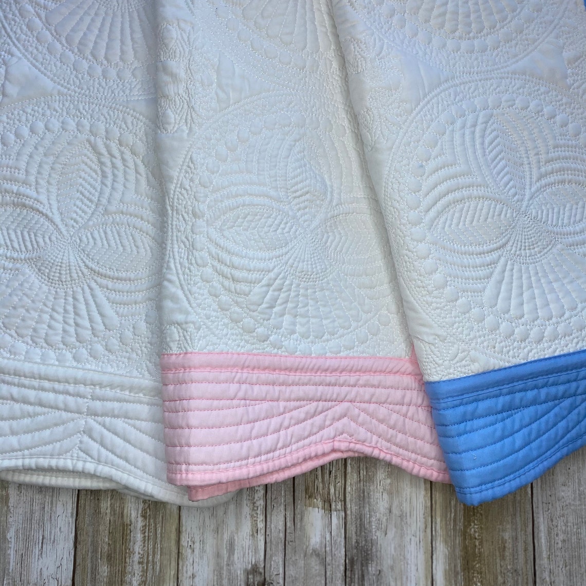 Heirloom Baby Quilt Personalized with Birth StatsHeirloom Etsy