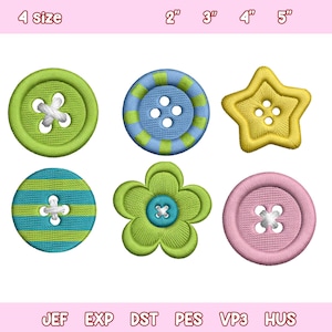 Banner Button Hole Embroidery Design | Round Rectangle Pes Dst Jef Vp3 | Instant Download