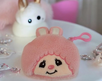 Monchhichi pink coin purse