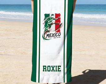 Custom 2026 FIFA World Cup Beach Towel,Soccer Cup Fan Beach Towel,Game Day Party Supplies,Soccer Fan Accessories,Football Fan Gift/Gear Set