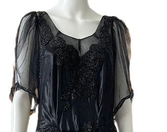 Amazing 1930’s Long Beaded Gown