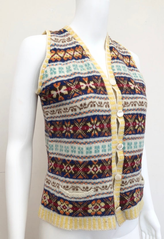 Original 1940’s Fair Isle Waistcoat