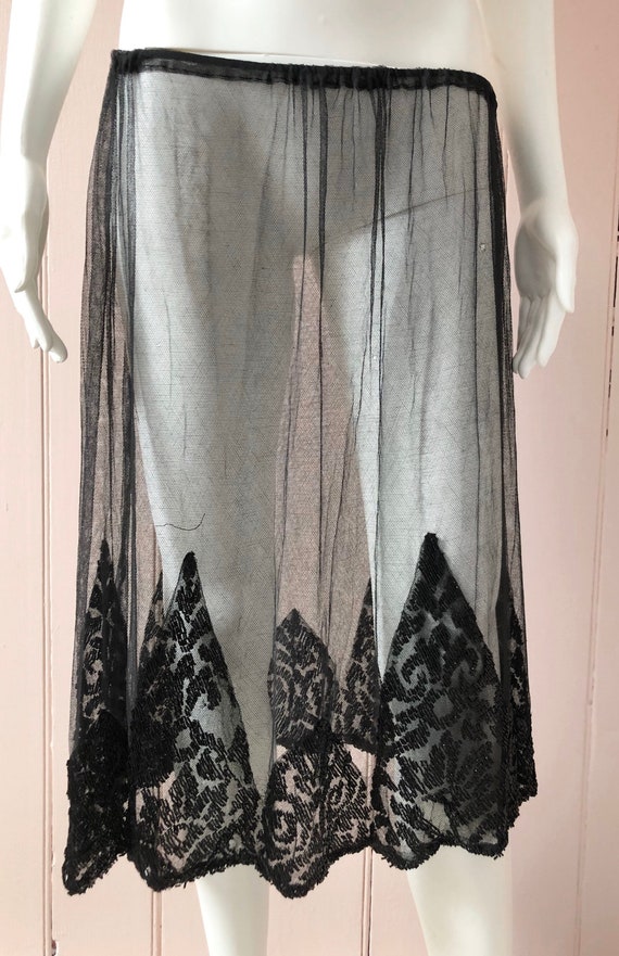 Wonderful 1920’s Net Beaded Skirt