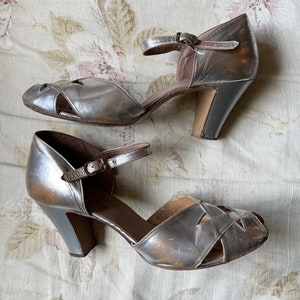 Wonderful 1930’s Silver Shoes