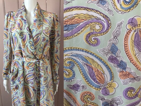 Pretty Light Rayon 1940's Gown