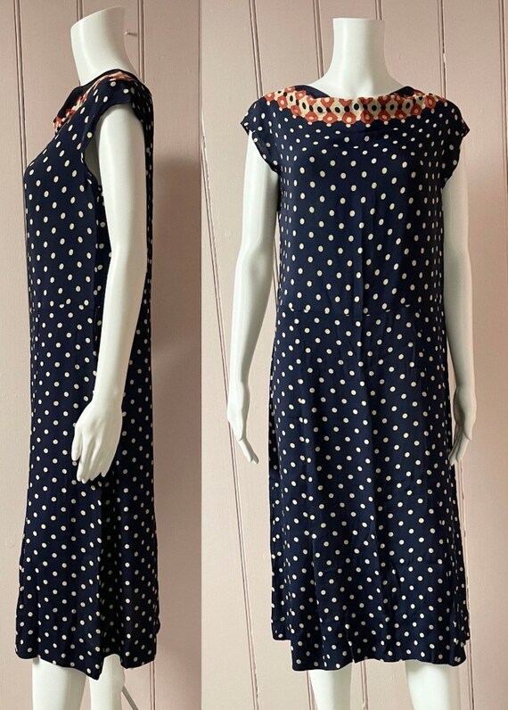 Lovely 1920’s Polka Dot Dress - image 4