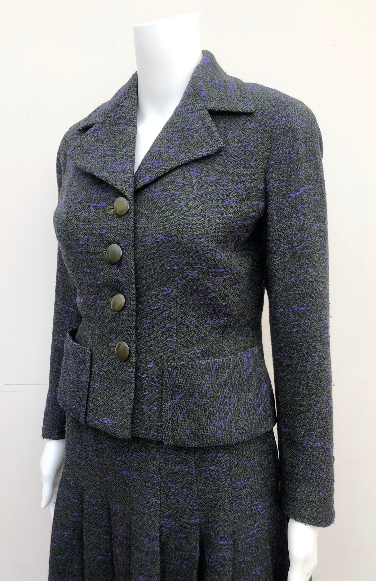 Rare Late 1940s Couture Lachasse Suit - Etsy Finland