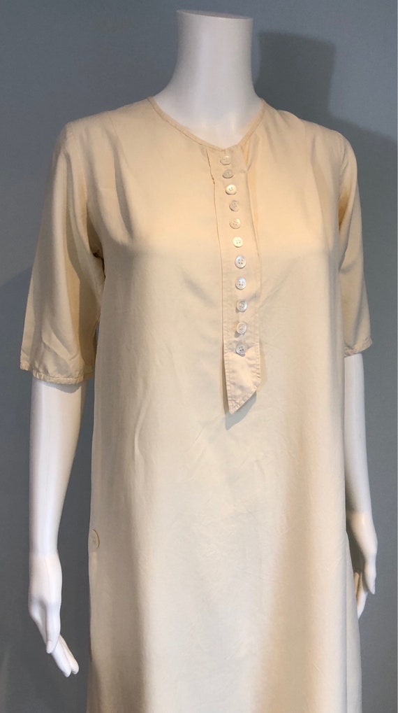 cream tunic dress