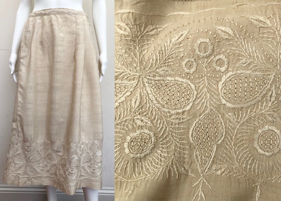 Beautiful Floss Stitch 1900’s Skirt