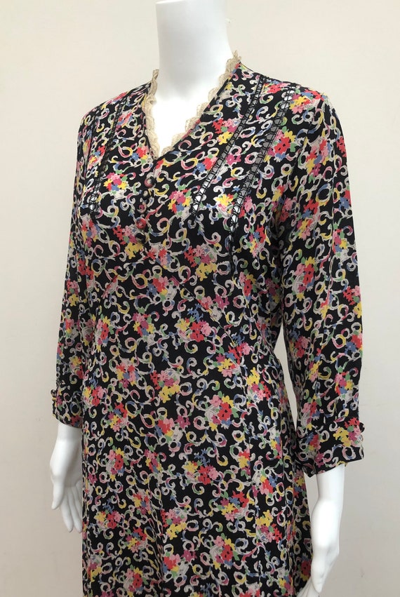 Pretty 1940’s Crepe Dress