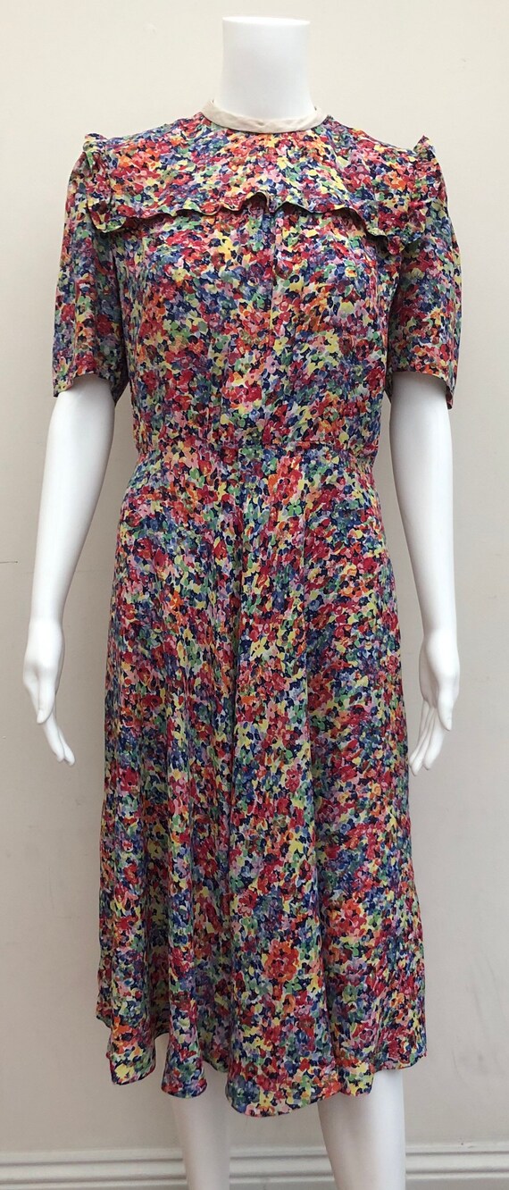 Fantastic 1940’s Floral Dress