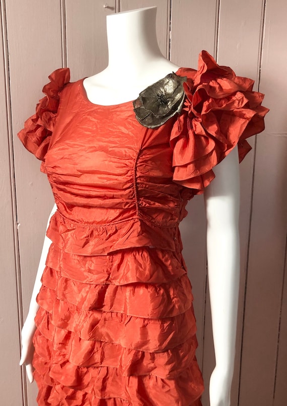 Beautiful 1930’s Ruffled Gown