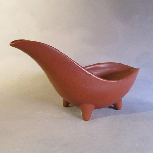Midcentury Modern Freeform 4 Footed planter, Mystery Maker