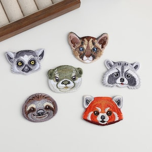 Tropical Rainforest Animal Iron-on Patch Embroidery DIY Animal Patterns Patches