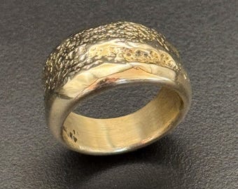 Nordischer Goldring - vom Strandsand gegossen