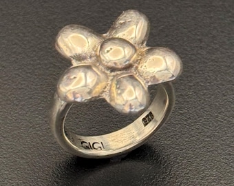 Silver spring ring
