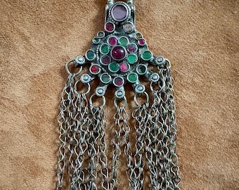 Vintage Kuchi Pendant Tribal Fusion Belly Dance DIY Costume and Jewelry Supply