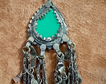 Vintage Kuchi Pendant Tribal Fusion Belly Dance DIY Costume and Jewelry Supply