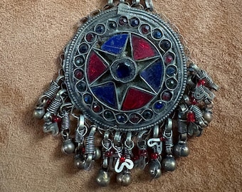 Vintage Kuchi Pendant Tribal Fusion Belly Dance DIY Costume and Jewelry Supply