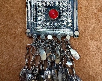 Vintage Kuchi Pendant Tribal Fusion Belly Dance DIY Costume and Jewelry Supply