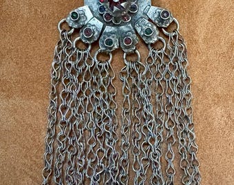 Vintage Kuchi Pendant Tribal Fusion Belly Dance DIY Costume and Jewelry Supply