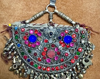 Vintage Kuchi Pendant Tribal Fusion Belly Dance Renaissance Faire Costume