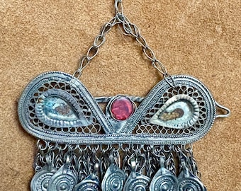 Vintage Kuchi Barrette Tribal Fusion Belly Dance DIY Costume and Jewelry Supply