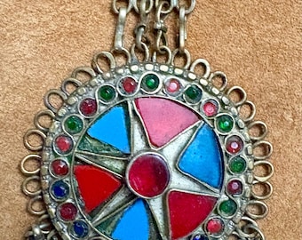 Vintage Kuchi Pendant Tribal Fusion Belly Dance DIY Costume and Jewelry Supply