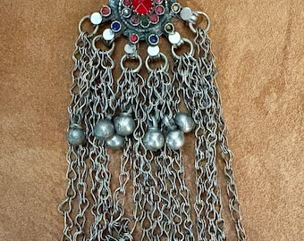 Vintage Kuchi Pendant Tribal Fusion Belly Dance DIY Costume and Jewelry Supply