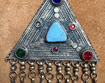 Vintage Kuchi Pendant Tribal Fusion Belly Dance Renaissance Faire Costume