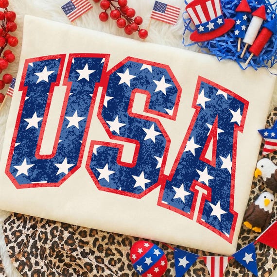 Distressed USA Png, Patriotic Usa Shirt PNG, Vintage 4th of July Png, Grunge America Png, Patriotic Sublimation Design, USA Star Png
