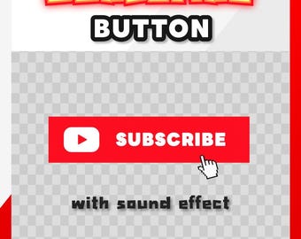 Youtube Subscribe Button with sound effect