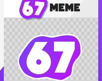 Twitch Emote 67 meme challenge, Word Animated (Digital Download)