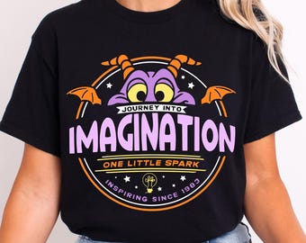 Epcot Ready To Press, Epcot Figment DTF, Disney Family Vacation DTF, Magic Kingdom Transfer, Walt Disney World Shirt, Epcot Figment Shirt