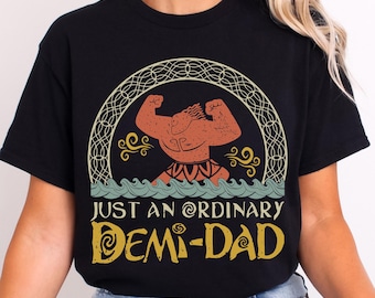 Disney Moana Demi Dad DTF, Princess Moana DTF, Disney Princess Characters DTF Transfer, Disney Shirt, Princess Moana Shirt, Moana 2 Shirt